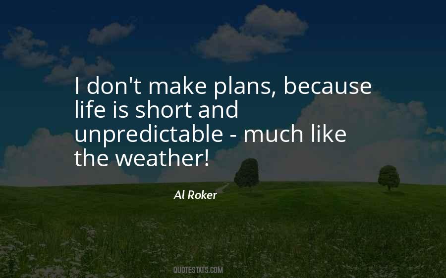 Life Is Unpredictable Quotes #446543