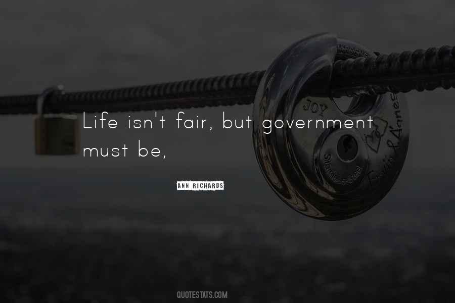 Life Isn't Fair Sometimes Quotes #349917