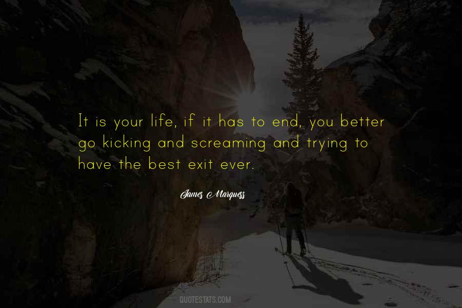 Life Kicking Quotes #1183633