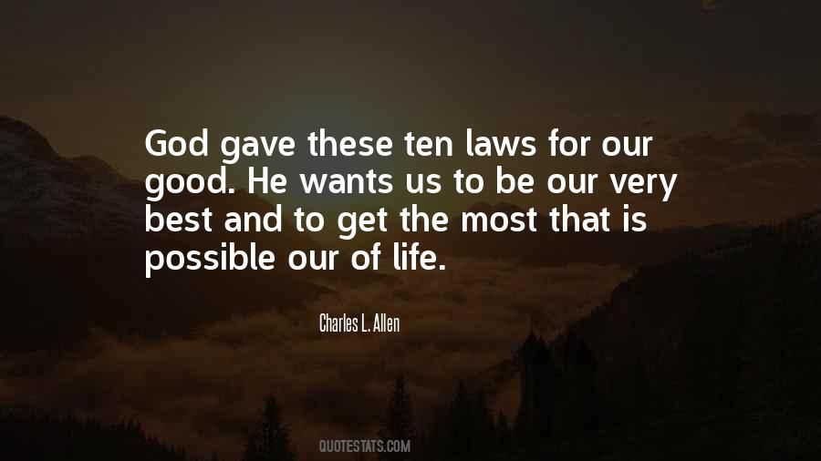 Life Laws Quotes #302884
