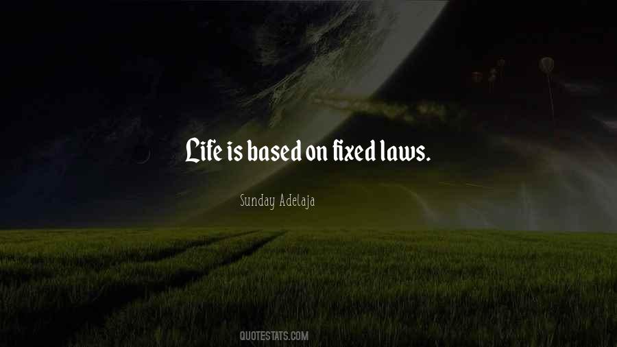 Life Laws Quotes #66296