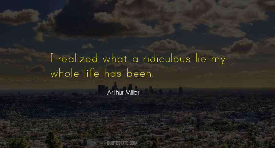 Life Lie Quotes #214231