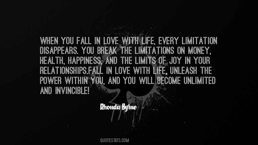 Life Limitation Quotes #1625911