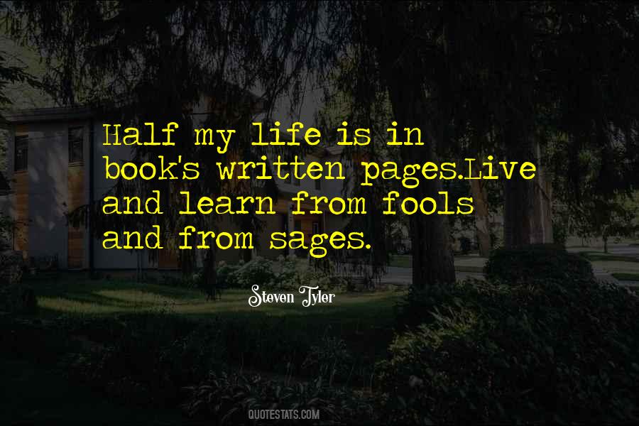 Life Live And Learn Quotes #1001586