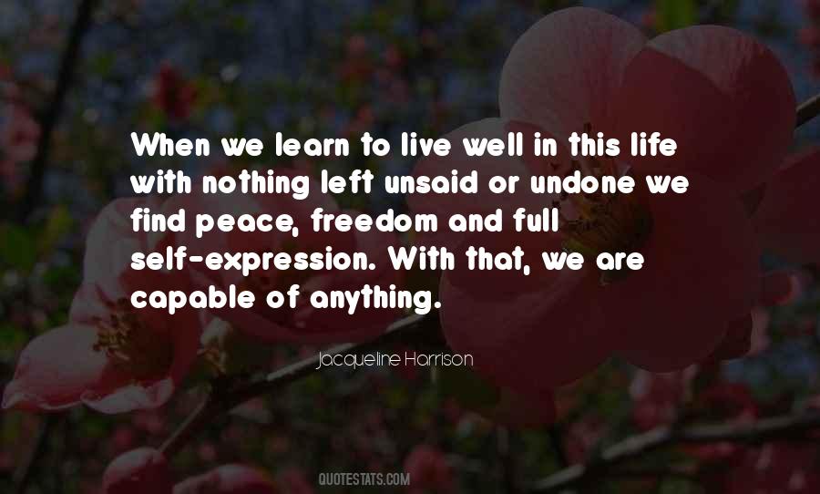 Life Live And Learn Quotes #1002543