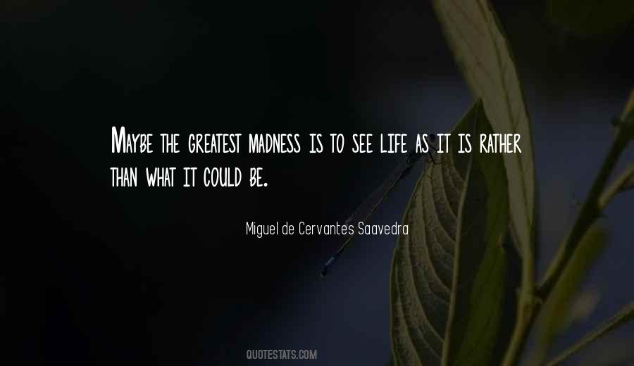 Life Madness Quotes #1132120