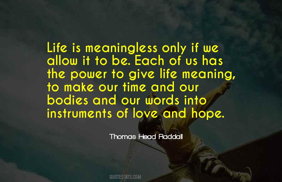 Life Meaning Love Quotes #198993
