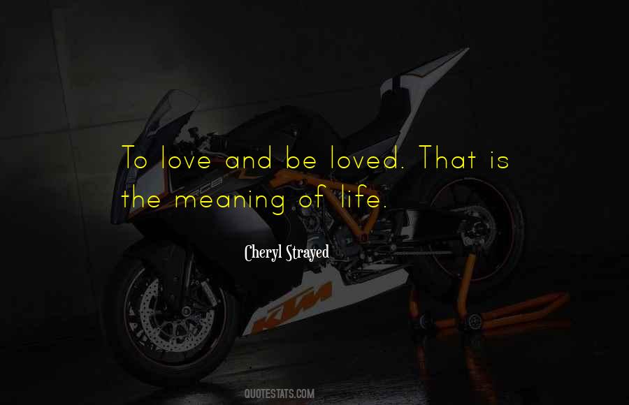 Life Meaning Love Quotes #347947