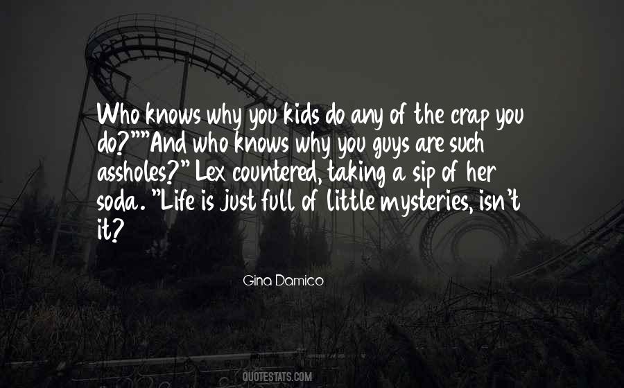 Life Mysteries Quotes #42346