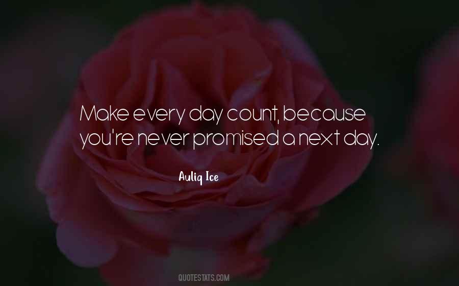 Life Never Promised Quotes #1311046