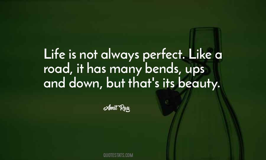 Life Not Always Perfect Quotes #1295550