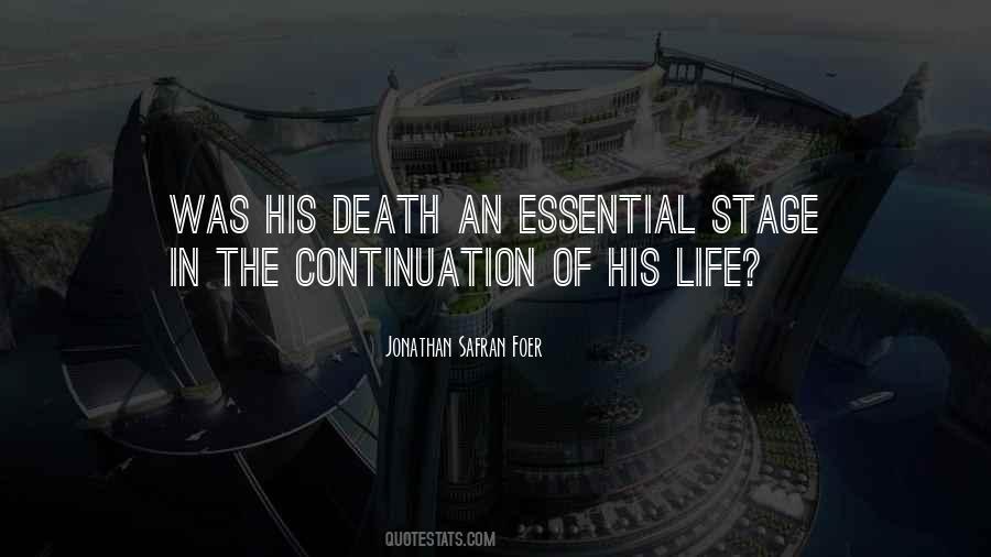 Life Of Death Quotes #13374