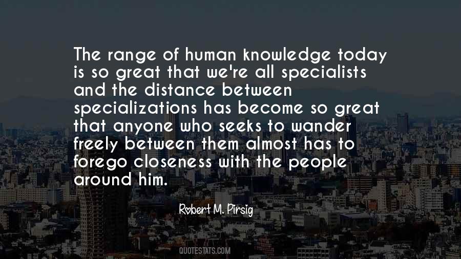Quotes About Distance Between People #122650