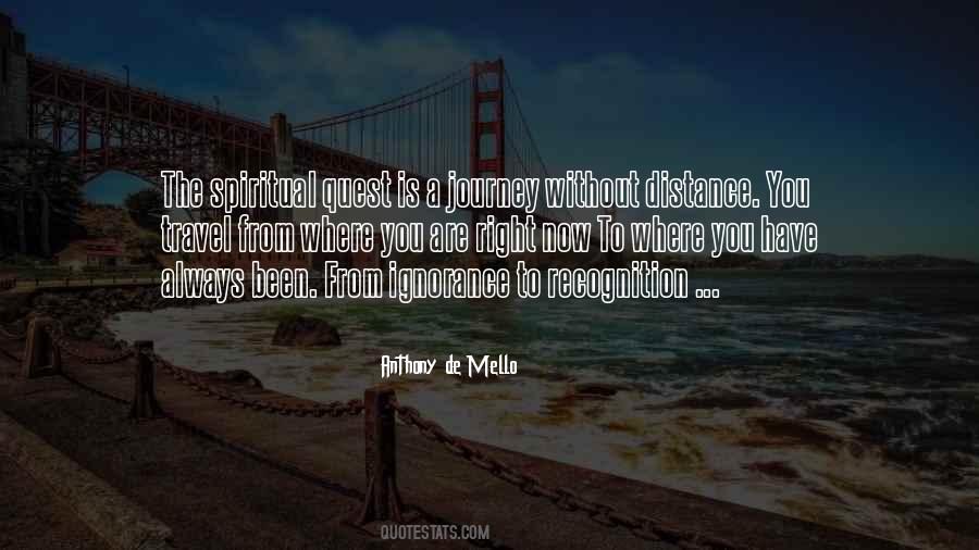 Quotes About Distance And Travel #1866038