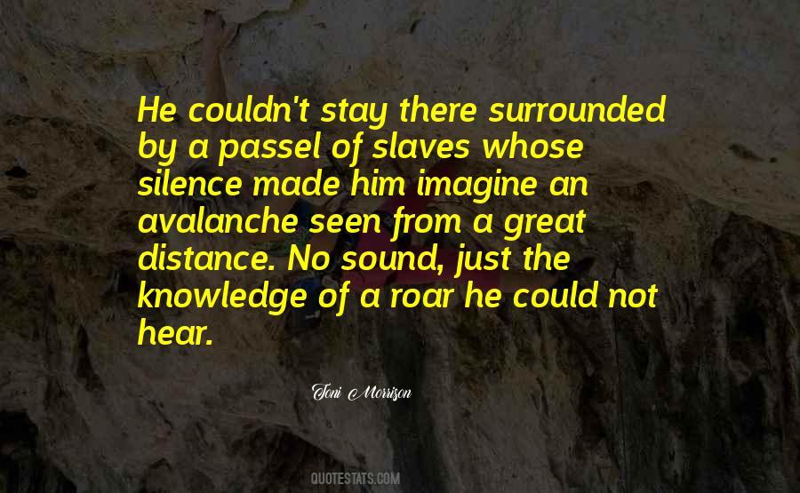 Quotes About Distance And Silence #1032754