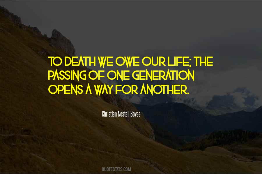 Life One Way Quotes #102937
