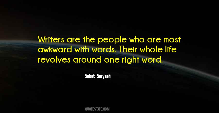 Life One Word Quotes #398938