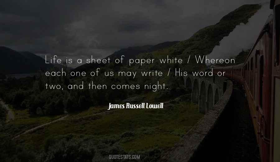 Life One Word Quotes #538807