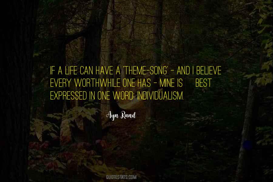 Life One Word Quotes #662634