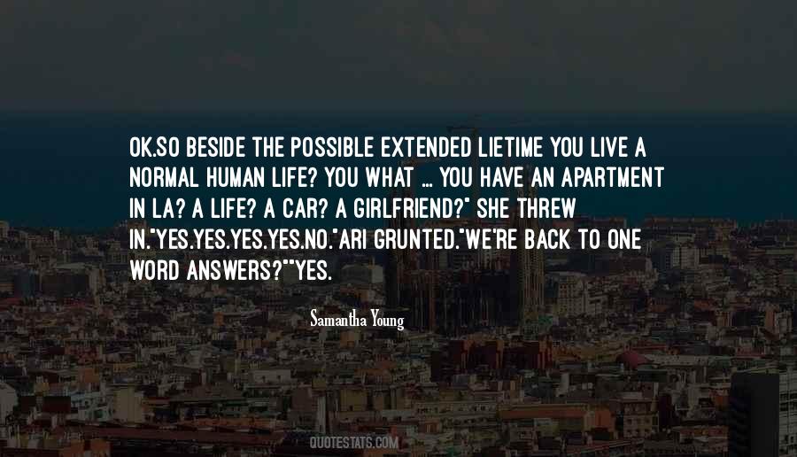Life One Word Quotes #860697
