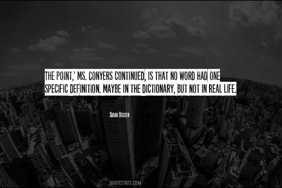 Life One Word Quotes #869767