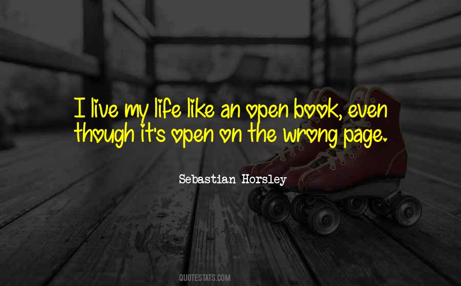 Life Open Book Quotes #1849486