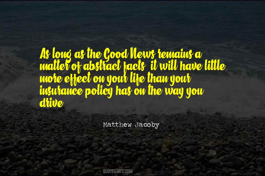 Life Policy Quotes #1412723