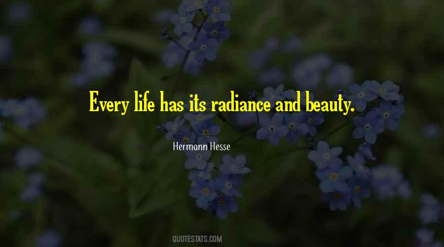 Life Radiance Quotes #1086512