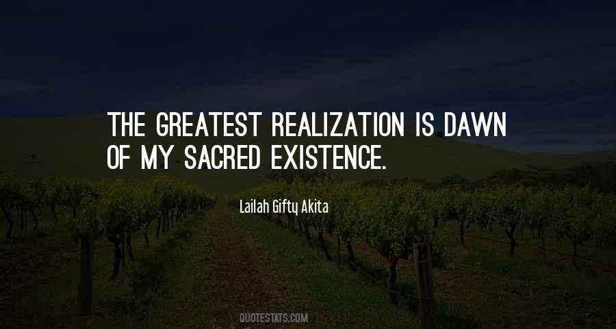Life Realization Quotes #14124