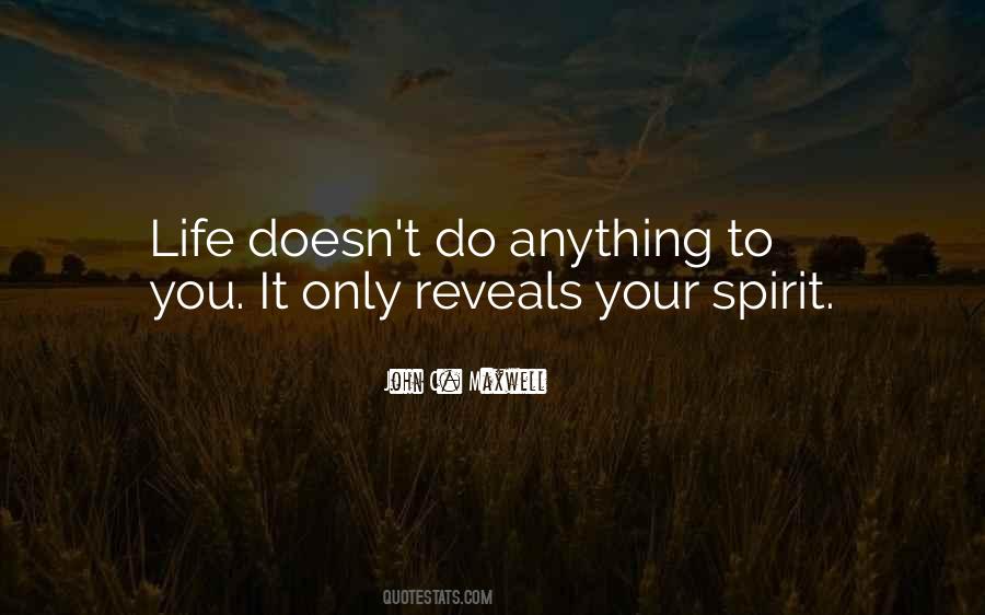 Life Reveals Quotes #130621