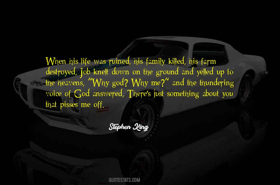 Life Ruined Quotes #1236222