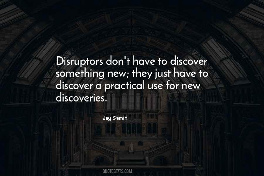 Quotes About Disruptors #1680094