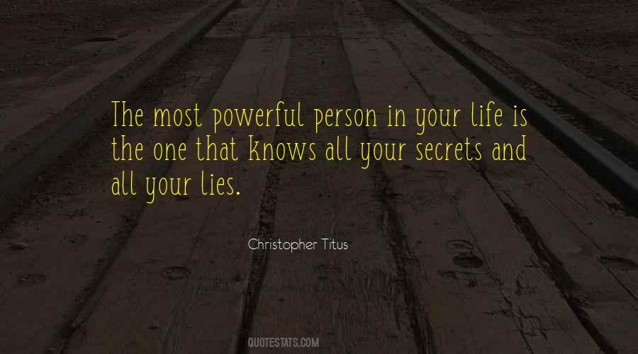 Life Secrets Quotes #305251