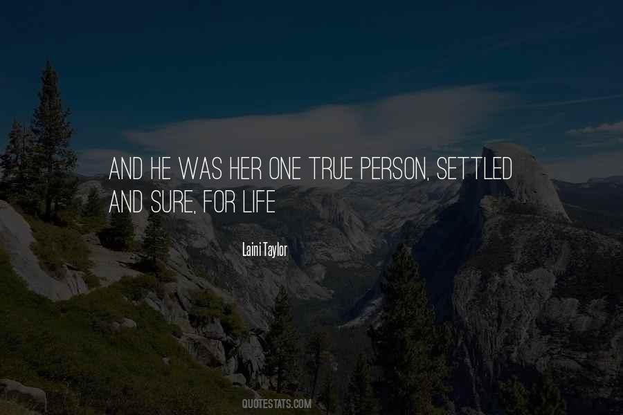 Life Settled Quotes #1172891