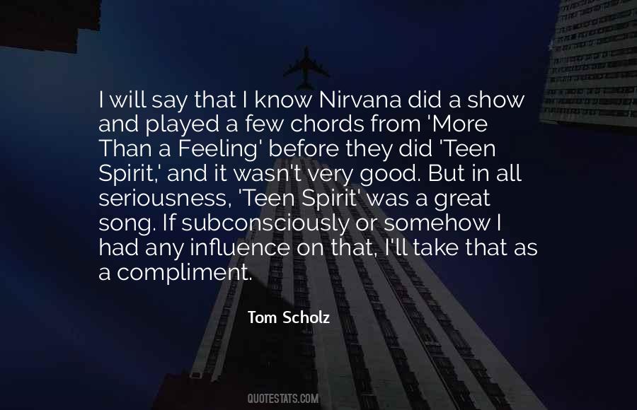 Quotes About Teen Spirit #1552732