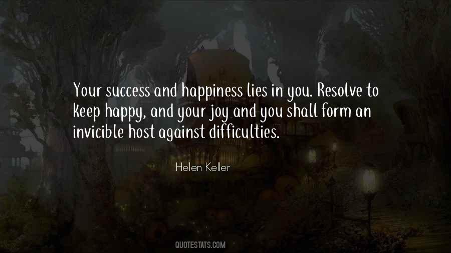 Life Success Happiness Quotes #65857