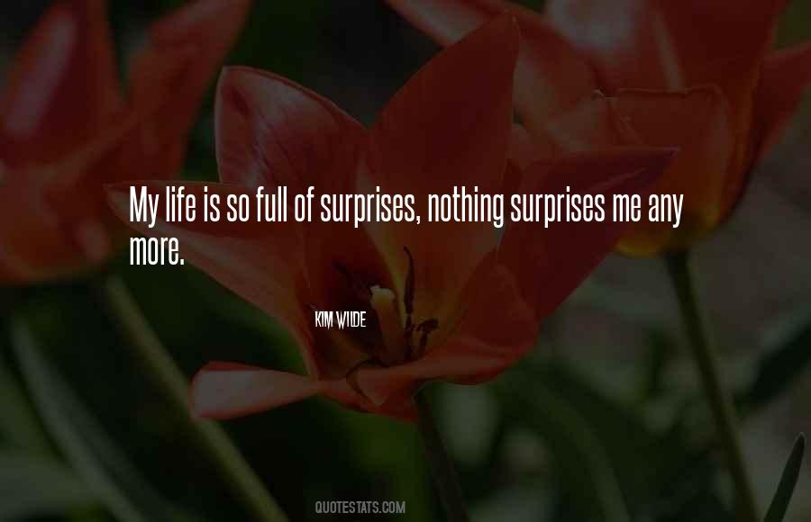 Life Surprises Quotes #1146373