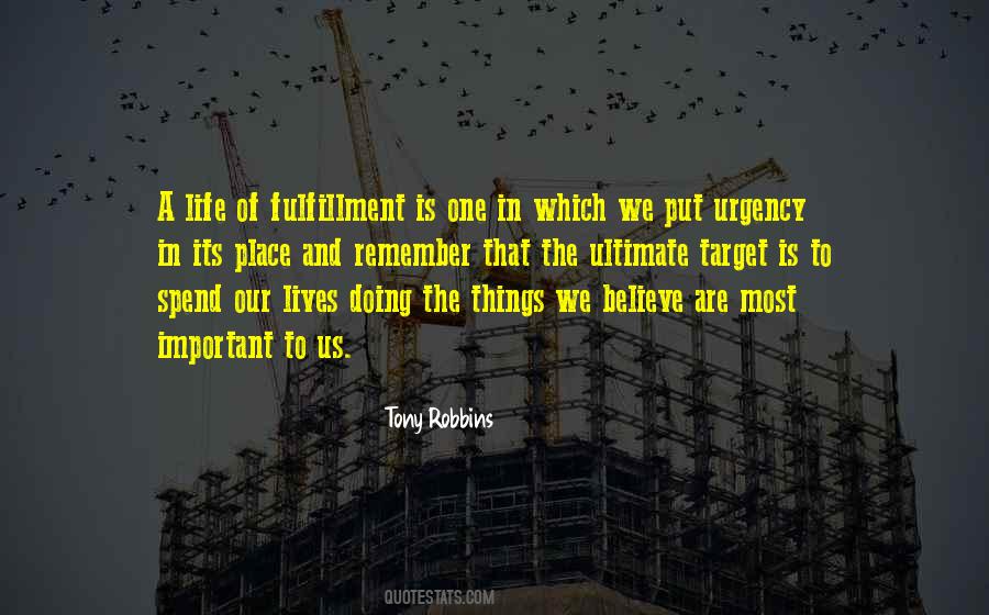 Life Target Quotes #1625207