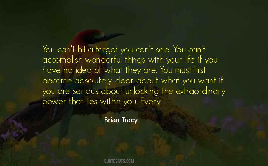 Life Target Quotes #1773033