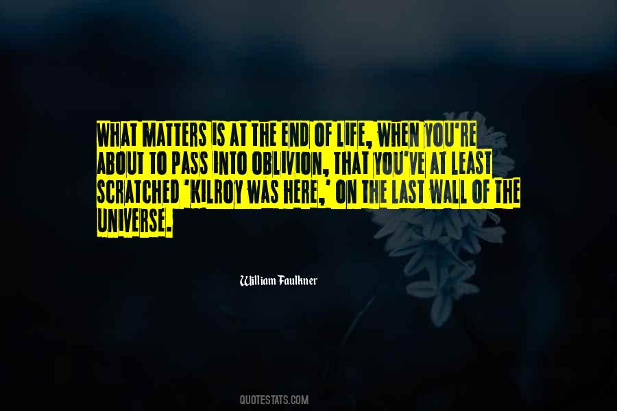 Life The End Quotes #11726