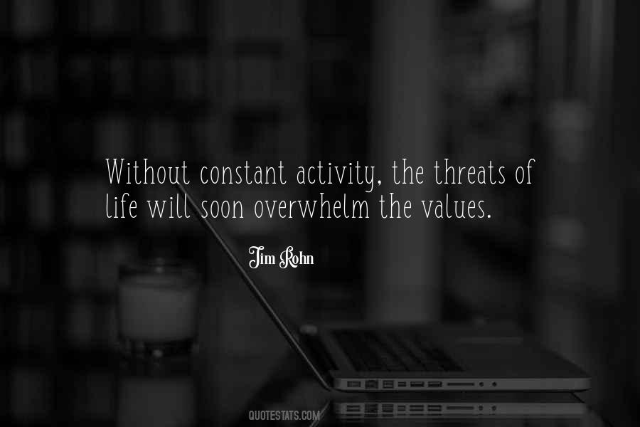 Life Threats Quotes #1120247