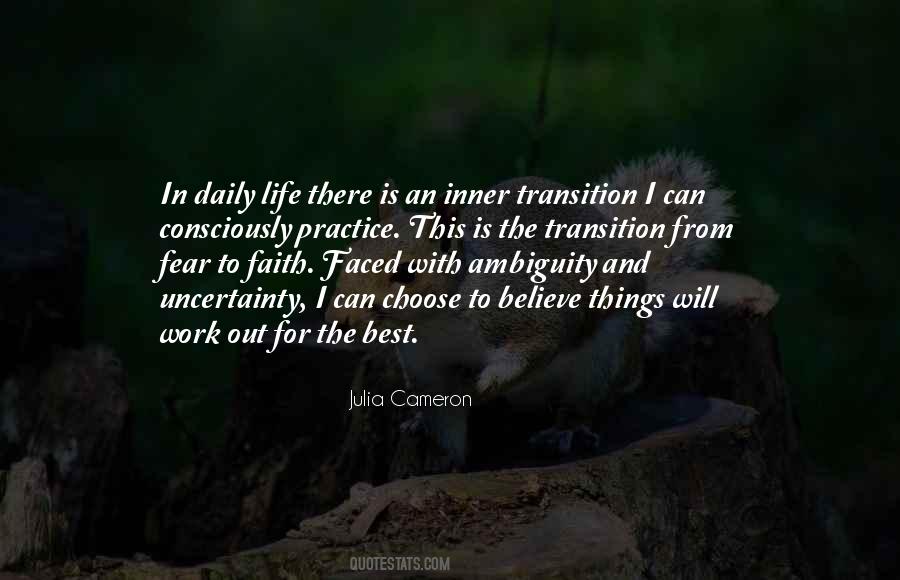 Life Transition Quotes #107509