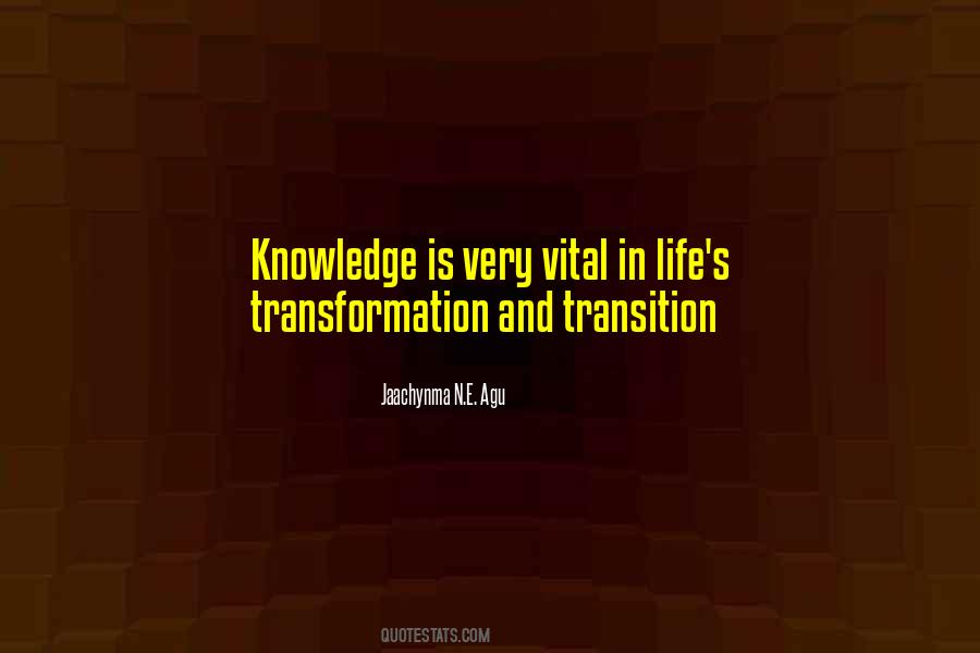 Life Transition Quotes #337944