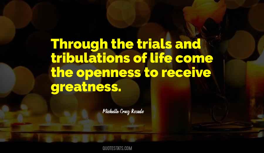 Life Tribulations Quotes #174034