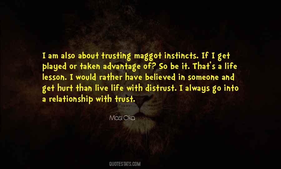 Life Trusting Quotes #1266275