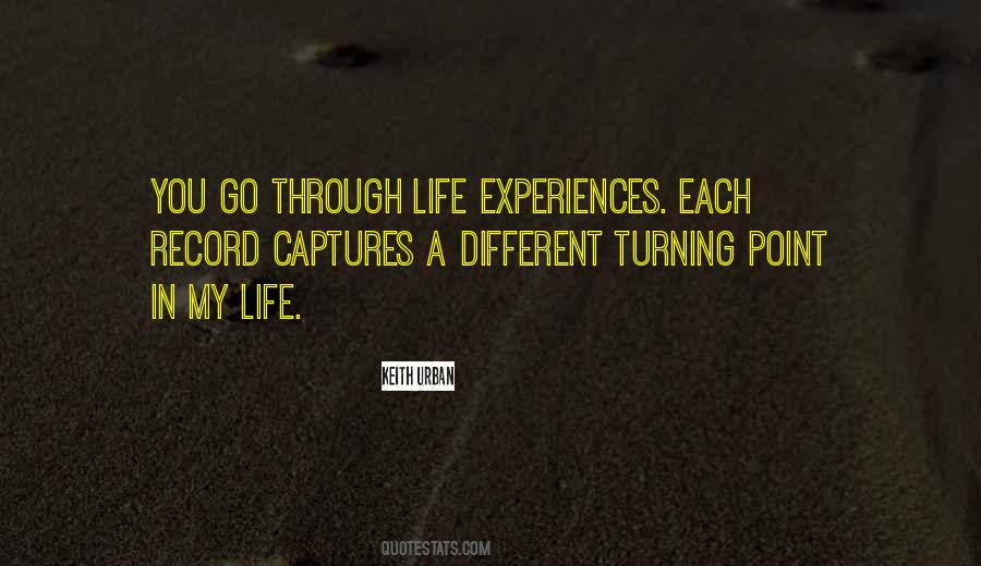 Life Turning Point Quotes #1252708