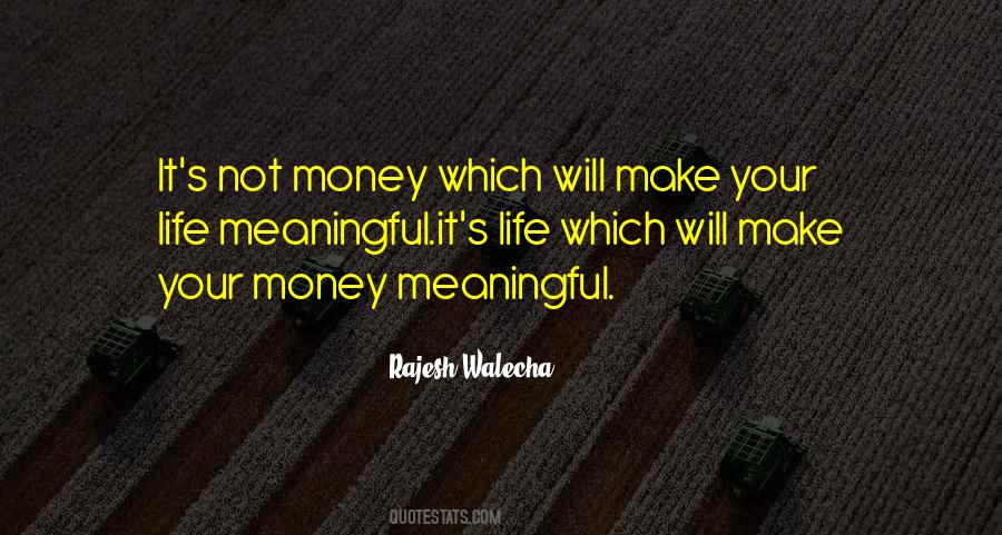 Life Without Money Quotes #38894