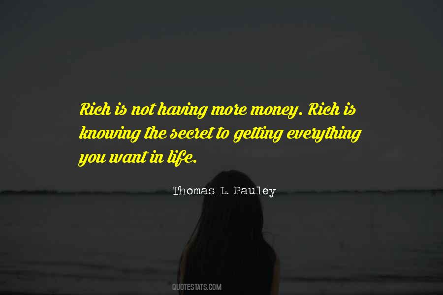 Life Without Money Quotes #80856