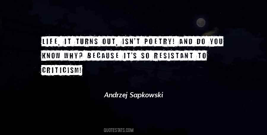 Life Without Poetry Quotes #21382