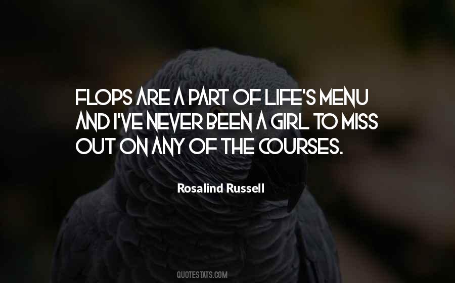 Life's Menu Quotes #286649